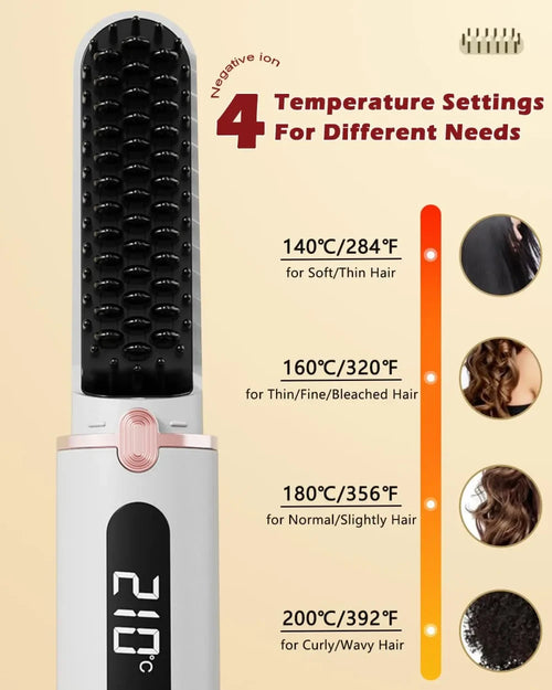 4-Temp Straightening Brush