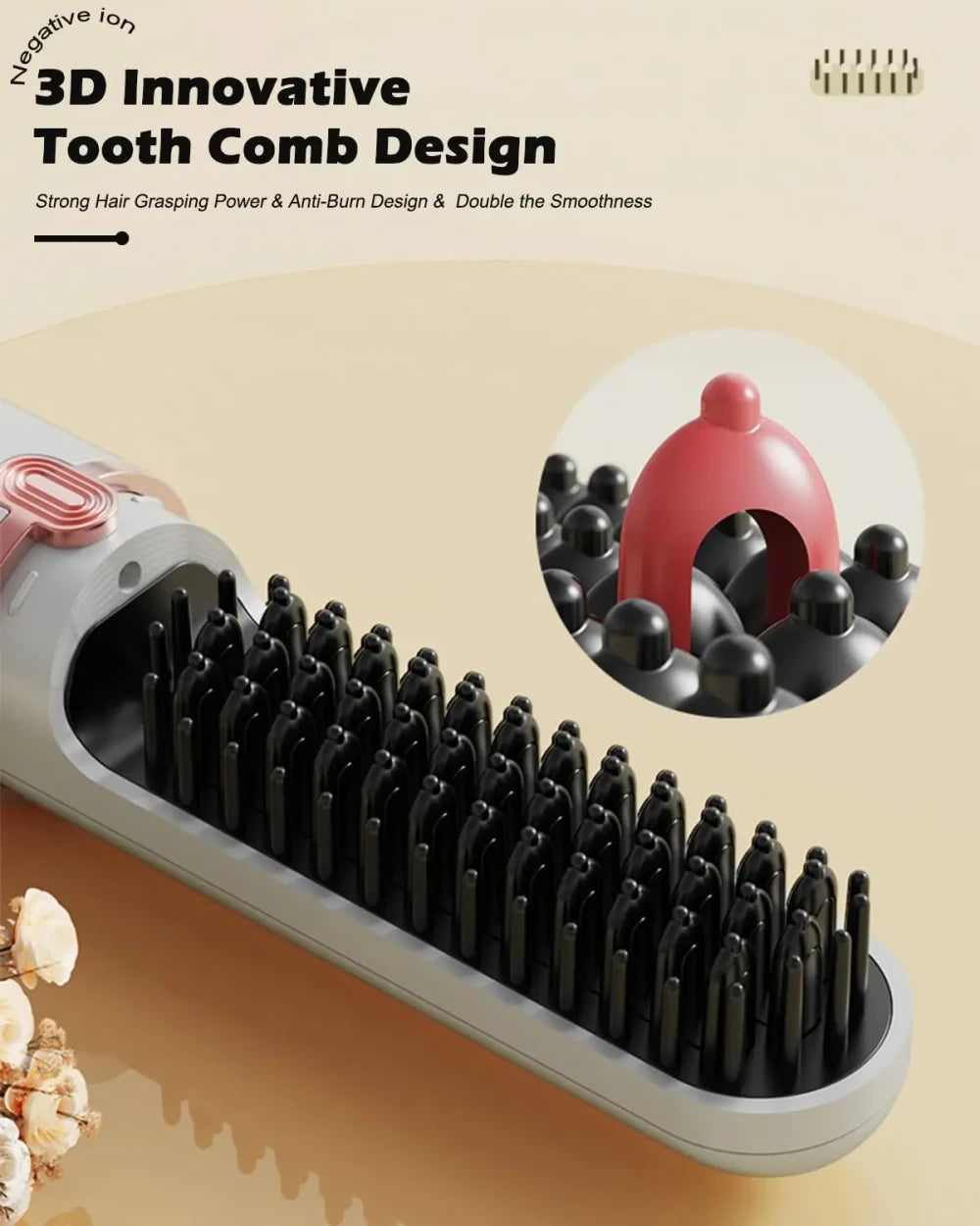4-Temp Straightening Brush