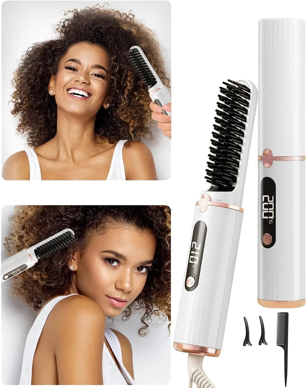 4-Temp Straightening Brush